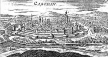 Kópia Sandrartovej veduty označená ako CASCHAV 77 od neznámeho autora, pochádzajúca z neznámej knihy. Vznikla po roku 1684.