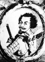 Dobový portrét hornouhorského kapitána generála grófa Jána Jakuba Barbiana de Belgiojoso d´Este. Hornouhorský kapitán bolo funkčné označenie, generál jeho vojenská hodnosť, gróf jeho šľachtický titul a tie dve posledné slová šľachtické prídomky.